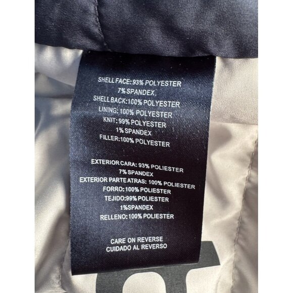 Tommy Hilfiger Men's Sz M Blue Softshell Bomber Full Zip Hooded Jacket - Picture 6 of 15